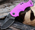 SHUFFLE POCKET KNIFE PURPLE BLACKWASH BOX