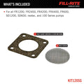 REPLACEMENT INLET SCREEN AND GASKET KIT FOR DC PUMPS