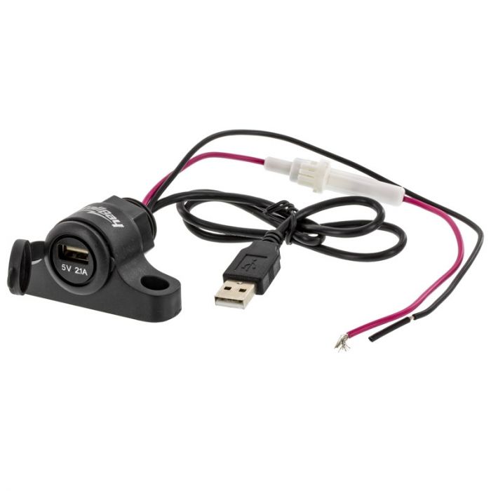 PASS THROUGH FLUSH MOUNT USB SOCKET - RETAIL PACK