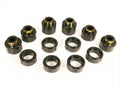 Prothane 83-00 GM S-Series 4wd Front Sway Bar Bushings - 25mm - Black