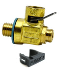 Fumoto 12mm-1.5 Valve w/ Short Nipple and LC-10 Lever Clip