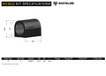 Whiteline 06-12 Audi A3 Quattro 20mm Rear Sway Bar Mount Bushing Kit