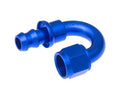 06 180 DEGREE AN/JIC HOSE END PUSH LOCK BLUE