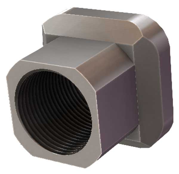1.25 SQUARE RIGHT HAND TUBE INSERT