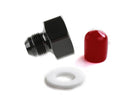 8AN-660 BOTTLE NUT ADAPTER-AL7075-BLACK
