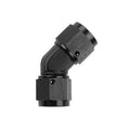 Fragola -6AN x 45 Degree Female Coupler - Black