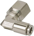1/4 NPT(F) TO 3/8 AIRLINE 90 DEGREE SWIVEL ELBOW FITTING (2 PCS) DOT APPROVED