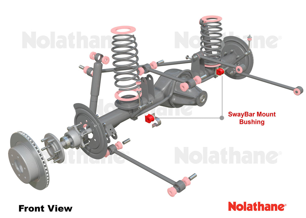Nolathane REV004.0256  Front Swaybar Bushings; Fits Jeep Grand Cherokee 99-04