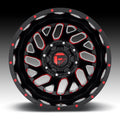 FUEL DUALLY CAP REAR G-BLK RD LOGO