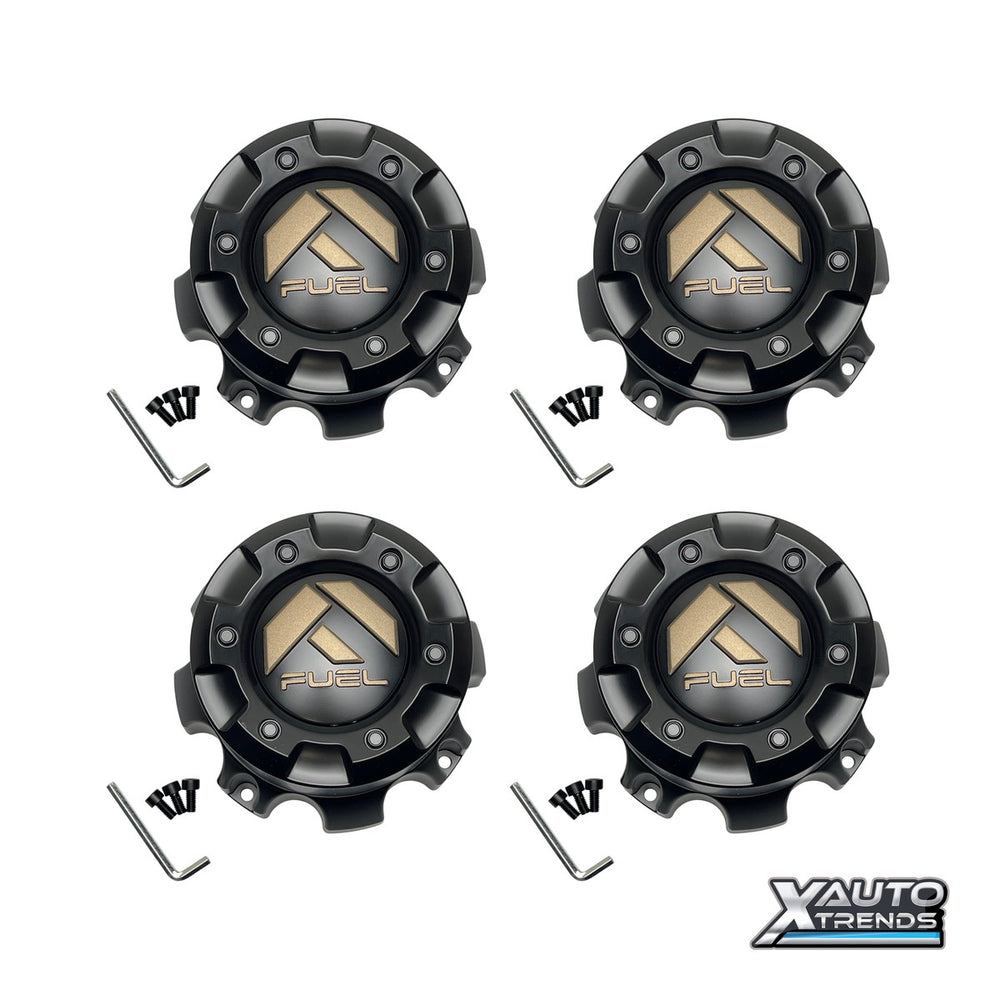 FUEL M-BLK BRONZE LOGO 8 LUG TALL C