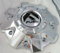 FUEL 5/6 LUG CHROME CAP (FLAT BOTTO