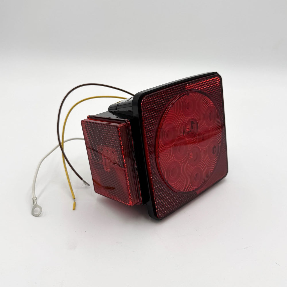 DRIVER SIDE 5 IN BOX STYLE LED STOP/TURN/TAIL LIGHT FOR TRAILERS UNDER 80 INES WIDE