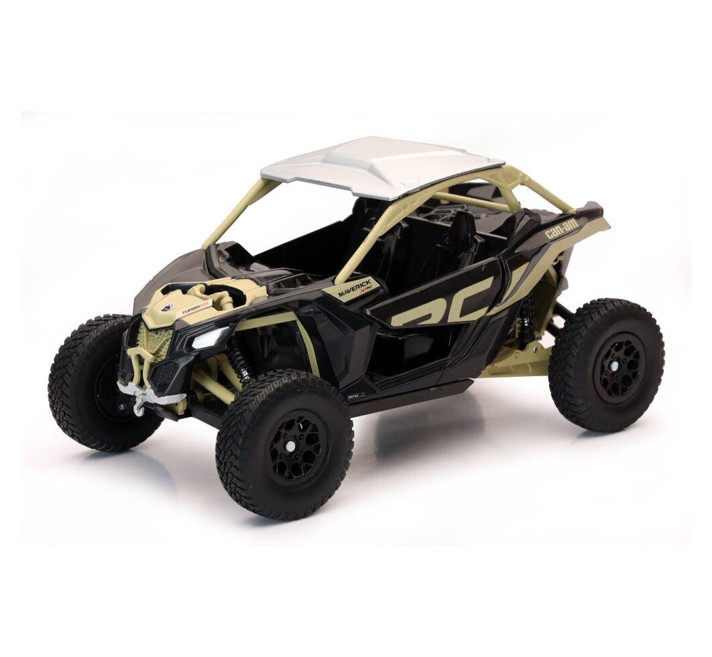 New Ray Toys Can-AM Maverick X3 X RC Turbo R72 (Black/Desert Tan)/ Scale - 1:18