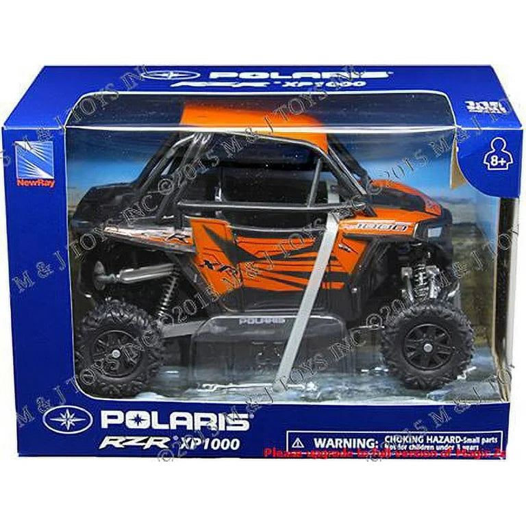 New Ray Toys Polaris RZR XP1000 ATV (Orange Madness)/ Scale - 1:18