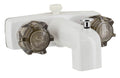 TUB/SHOWER FAUCET 4IN 2 SMOKE KNOBS PLASTIC WHITE