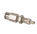 DOT INFLATION VALVE(FOR 1/4 AIR LINE) PTC STYLENICKEL PLATED(2 PCS)DOT APPROVED