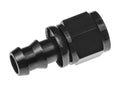 10 90 DEGREE AN/JIC PUSH LOCK HOSE END CLEAR
