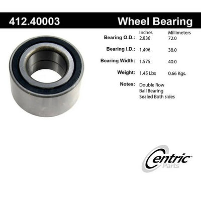 STANDARD BALL BEARING