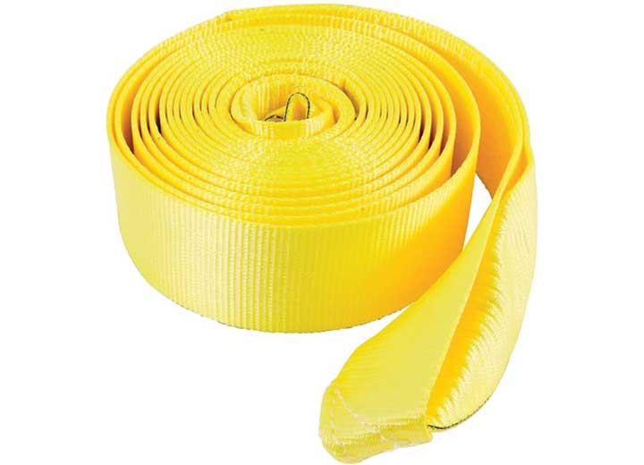 20FT X 3IN VEH RECOVERY STRAP 11000 LBS MAX VEH WT(22500 LBS WEB CAPACITY)CLAMSHELL