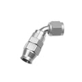 10 AN 60 DEGREE PTFE REUSABLE HOSE END CLEAR