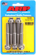 ARP 3/8-24 x 2.500 7/16in Hex Stainless Steel Wrenching Bolts (Pack of 5)