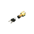 BRASS 3-POSITION KEY SWITCH