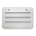 PLASTIC REFRIGERATOR ACCESS/VENT DOOR W/RADIUS CORNERS POLAR WHITE