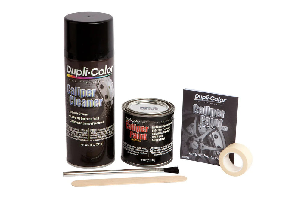 BRAKE CALIPER KIT; BLACK SATIN; 8 OZ. HALFPINT/AEROSOL KIT