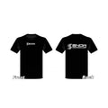 Snow Performance T-shirt Black w/White Logo - 2X