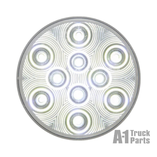 LED UTIL LGHT;4IN RND;NON-DOT;CLEAR