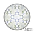 LED UTIL LGHT;4IN RND;NON-DOT;CLEAR