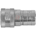 COUPLER,FEMALE HALF 1/4IN NPT,POPPE