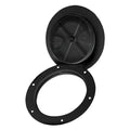 8IN SCREWOUT DECK PLATE BLACK