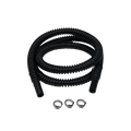 Deatschwerks Convoluted Tubing 1000mm Length x 8mm ID Side 1 x 8mm ID Side 2 - Black