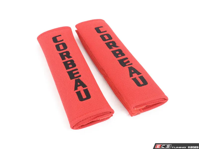 ~(4 lbs. 12X9X3)~ Harness Pads Pair of 3in Red Pads