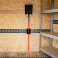 ETRACK SHOVEL HOLDER WITH SPRING RETENTION BLACK
