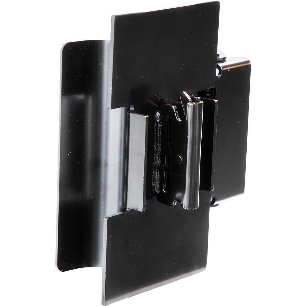 ETRACK SHOVEL HOLDER WITH SPRING RETENTION BLACK