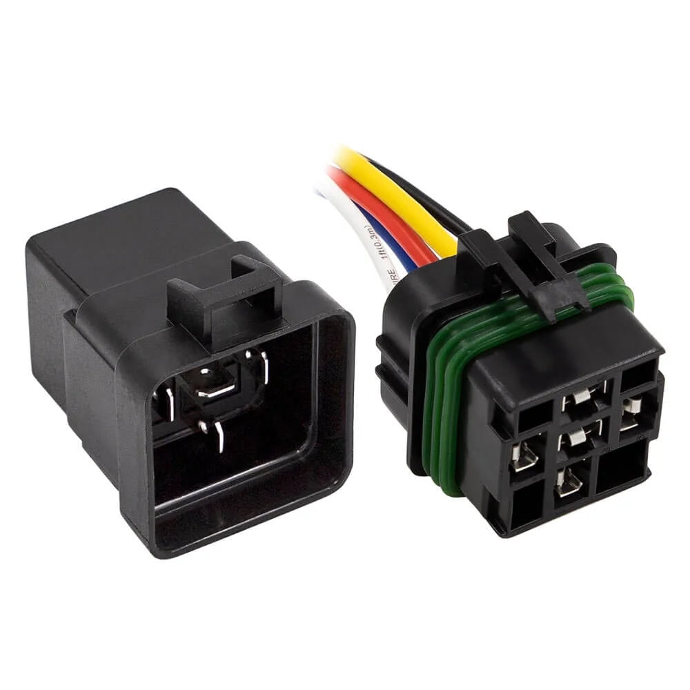 WATER RESISTANT RELAY W/ PREWIRED SOCKET 5 PIN 24V