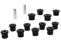 Front Leaf Spring Bushing Kit 12 Bushings 2 Tubes Grease
