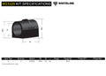 SWAY BAR MOUNT BUSHING 32MM
