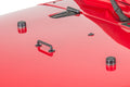 Kentrol 97-18 Jeep Wrangler TJ/JK Hood Bumpers - Polished Silver