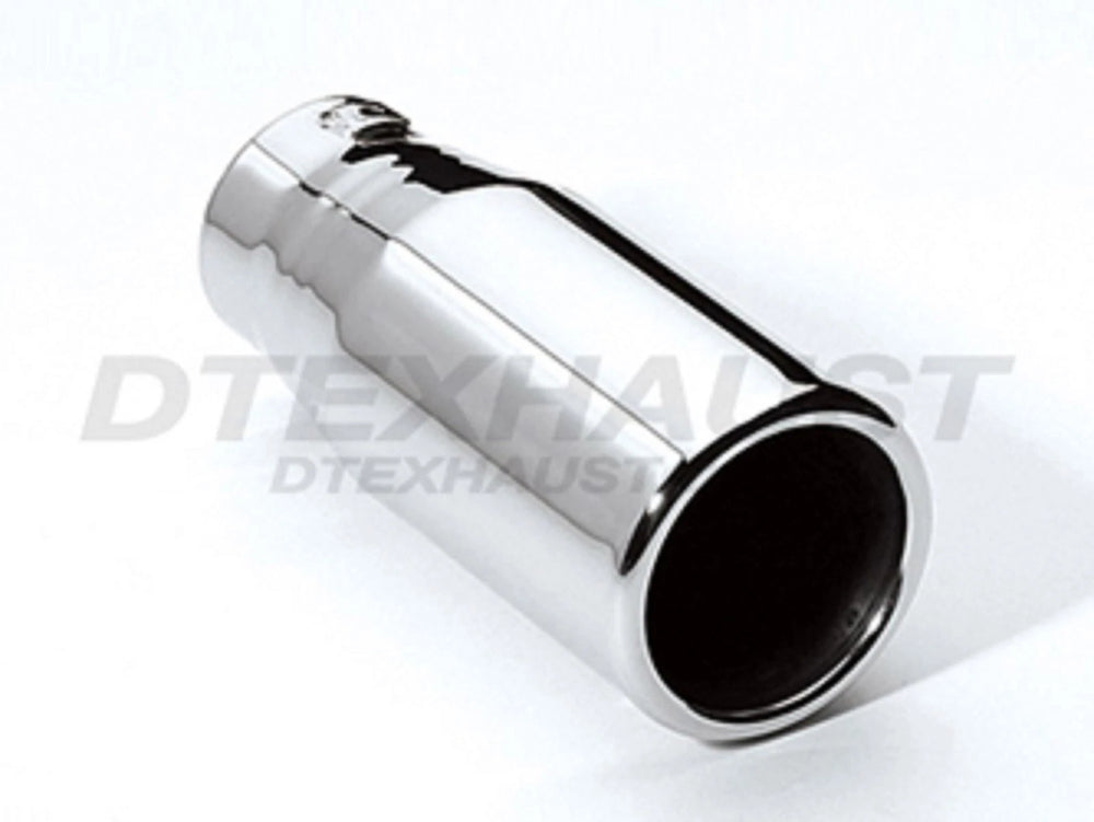4.00INX8.50IN ALL STAINLESS RESONATED SS EXHAUST TIP 2.25IN ID / 4.00IN OD