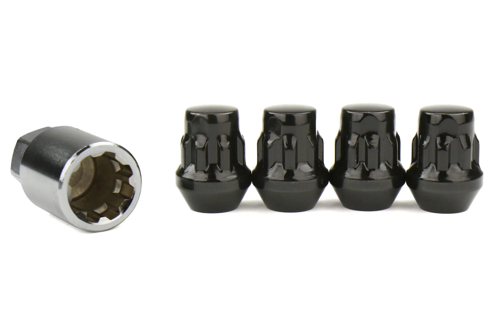 Bull Lock 19 Hex 12x1.25 Black Lug Nuts