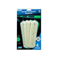 GLOW ON THE DOCK PIER MARKERS ELONGATED HEX 4PK (RETAIL)