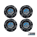FUEL SNAP IN CAP BLACK/BLUE LOGO -