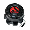 FUEL GL-BLACK RED LOGO 8 LUG CAP -