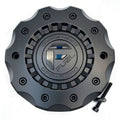 FUEL M-BLK/GUN LOGO 8 LUG CAP XTRA