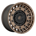 FUEL M-BLK / BRZ LOGO 8 LUG CAP