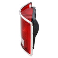 7387 C10 TAIL LAMP LENS & HOUSING W/ CHROME TRIM LH RED LENS W/ CLEAR REVERSE
