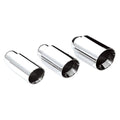 SLANTED DOUBLE WALL SS EXHAUST TIP 2.25IN ID / 3.50IN OD